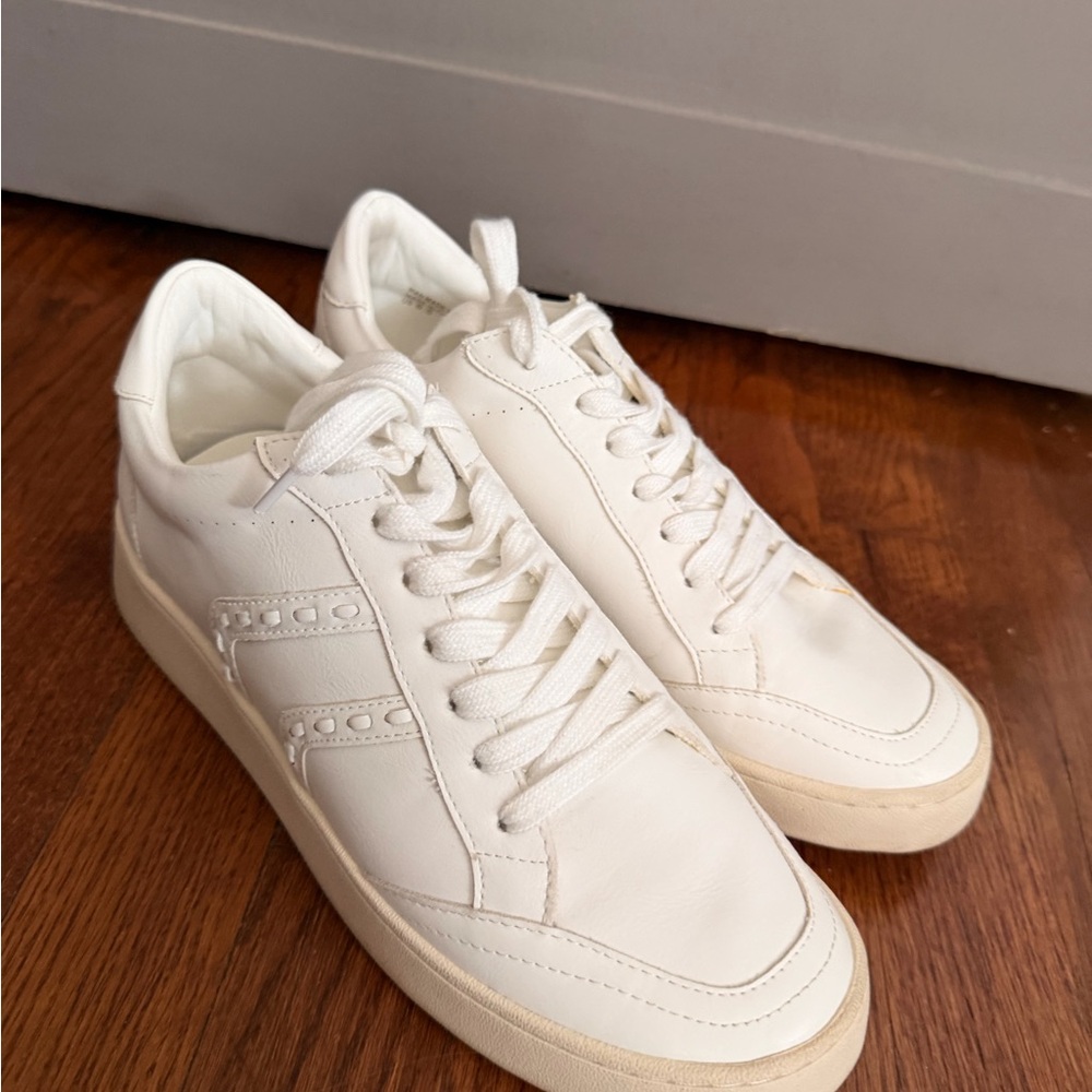 Elegant White Women's Athletic Sneakers